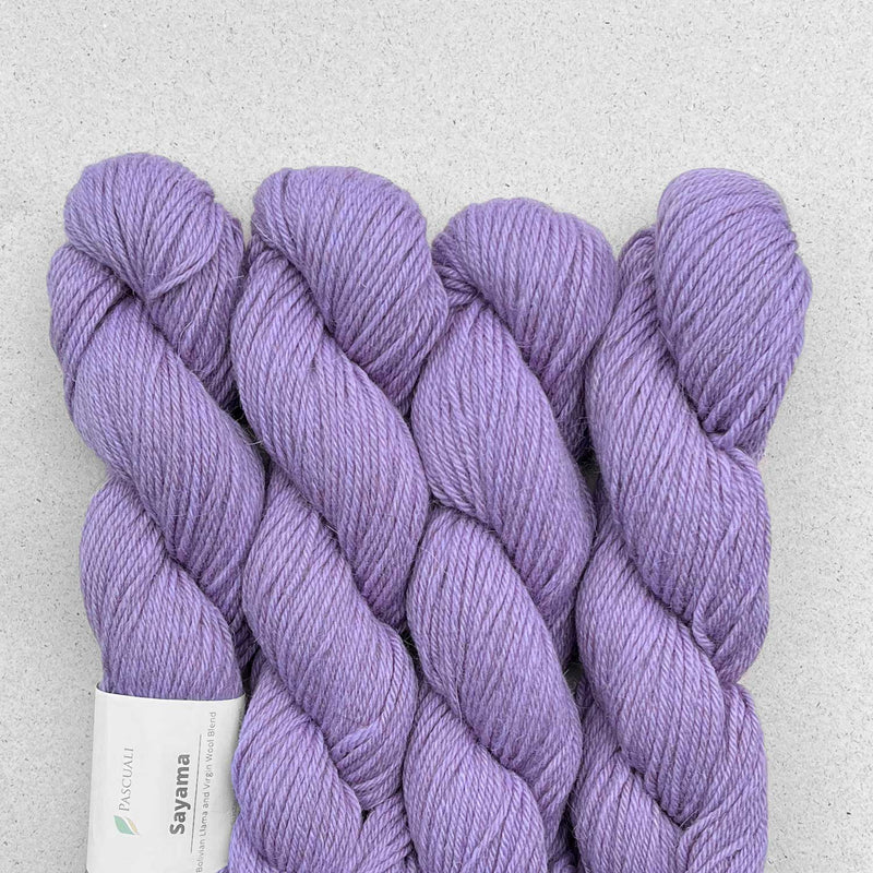 Pascuali Sayama in 322 Lavendel: Lama-Schurwoll-Garn.