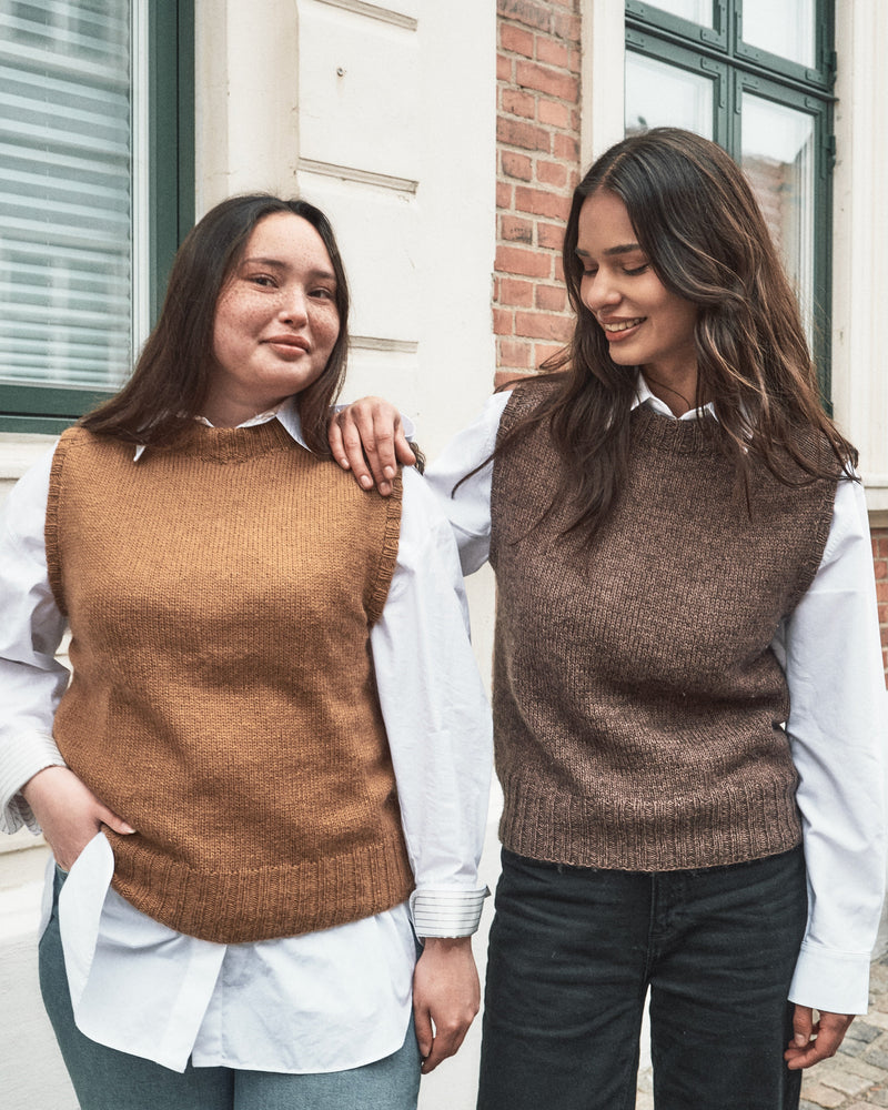 Olive's Vest – Strickanleitung & Garnpaket - BONIFAKTUR
