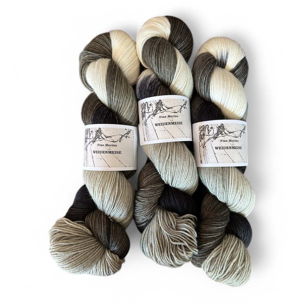 Atelier Franziska Uhl Fine Merino Sock - BONIFAKTUR - Weidenmeise - Atelier Franziska Uhl Atelier Franziska Uhl Fine Merino Sock Weidenmeise