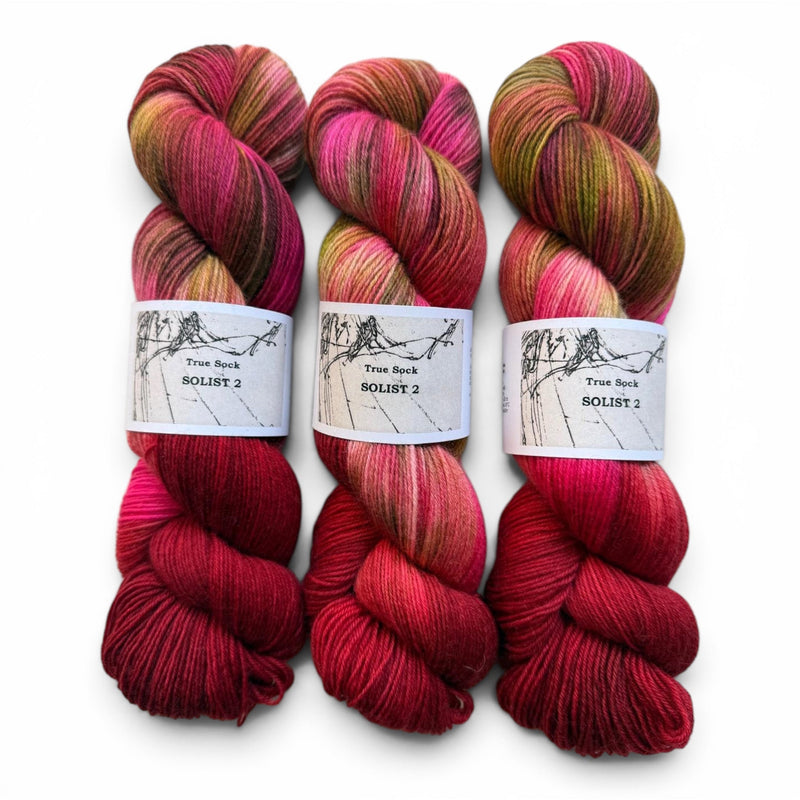 Atelier Franziska Uhl HANDGEFÄRBTE SOCKENWOLLE - TRUE SOCK - BONIFAKTUR - Solist 2 - Atelier Franziska Uhl HANDGEFÄRBTE SOCKENWOLLE - TRUE SOCK