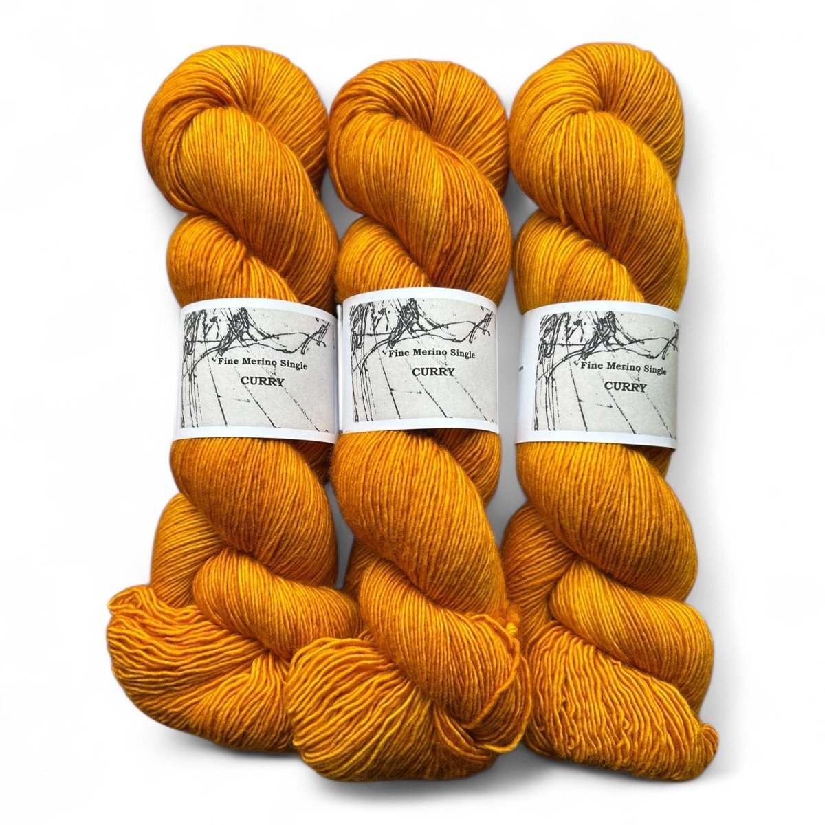 Atelier Franziska Uhl Merino Singles - BONIFAKTUR - Curry - Atelier Franziska Uhl Atelier Franziska Uhl Merino Singles Curry