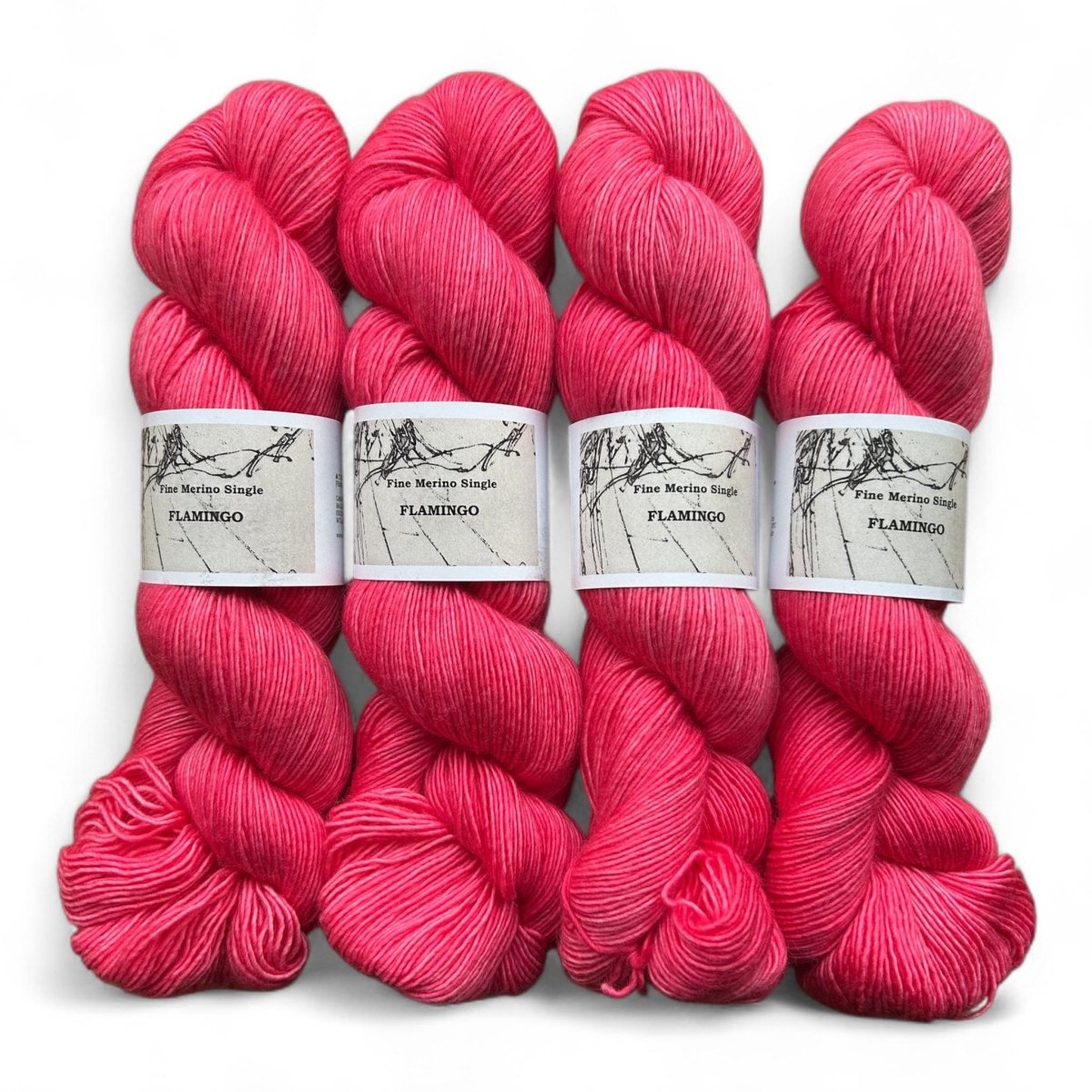 Atelier Franziska Uhl Merino Singles - BONIFAKTUR - Flamingo - Atelier Franziska Uhl Atelier Franziska Uhl Merino Singles Flamingo
