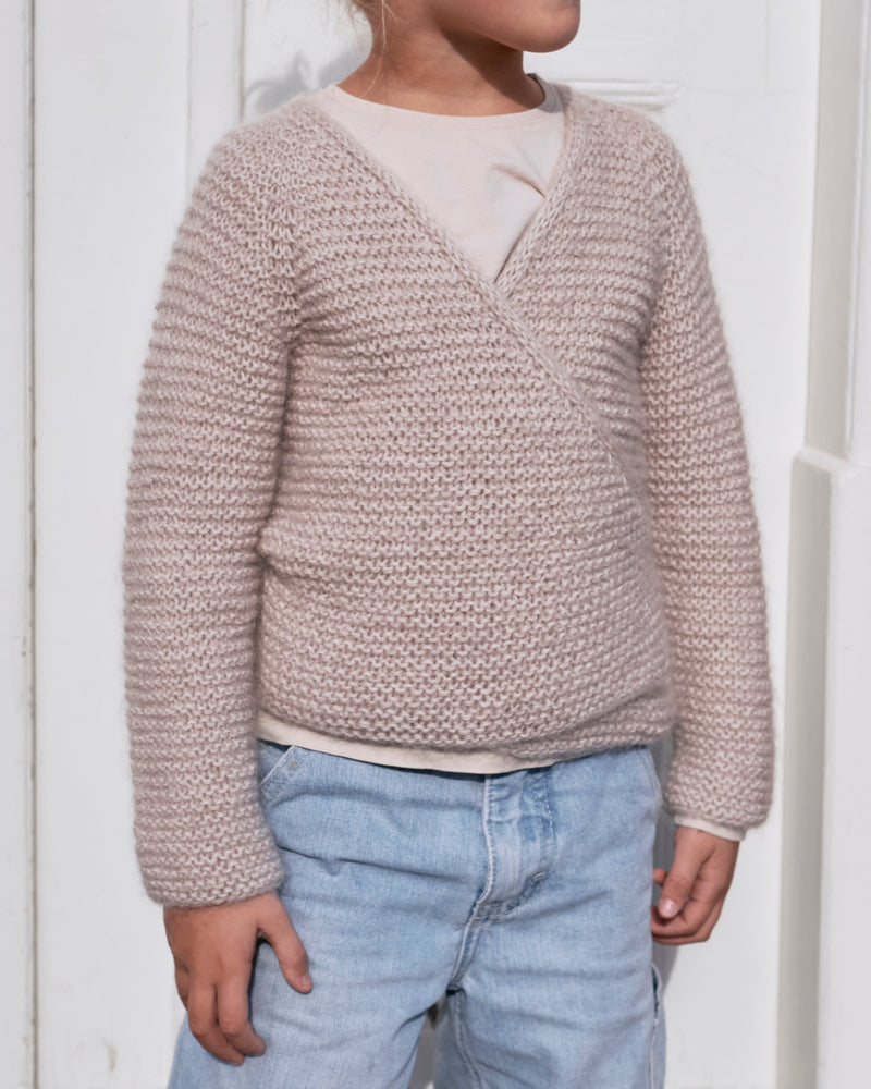 Ella Wrap (Kinder) – Strickanleitung & Garnpaket - BONIFAKTUR - Kleinste -Ella Wrap Kinder