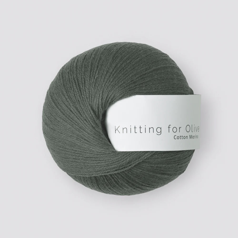 Knitting for Olive COTTON MERINO - BONIFAKTUR - Dark Sea Green - Knitting for Olive COTTON MERINO