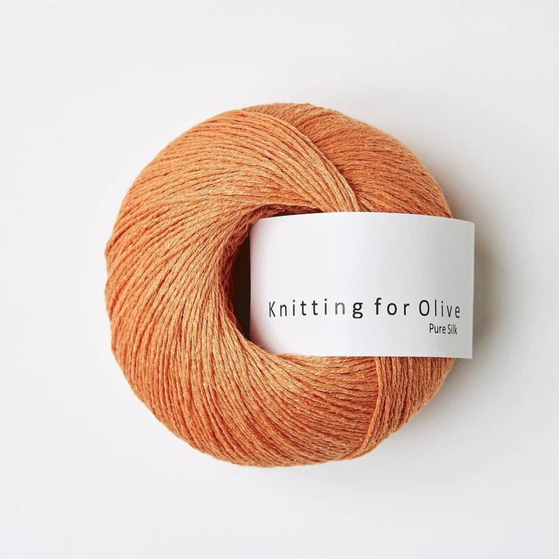 Knitting for Olive PURE SILK - BONIFAKTUR - Mandarin - Knitting for Olive PURE SILK