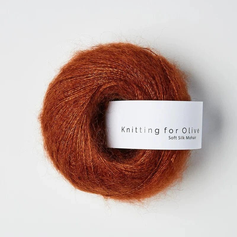 Knitting for Olive Soft Silk Mohair - BONIFAKTUR - Rust - Knitting for Olive Knitting for Olive Soft Silk Mohair Rust