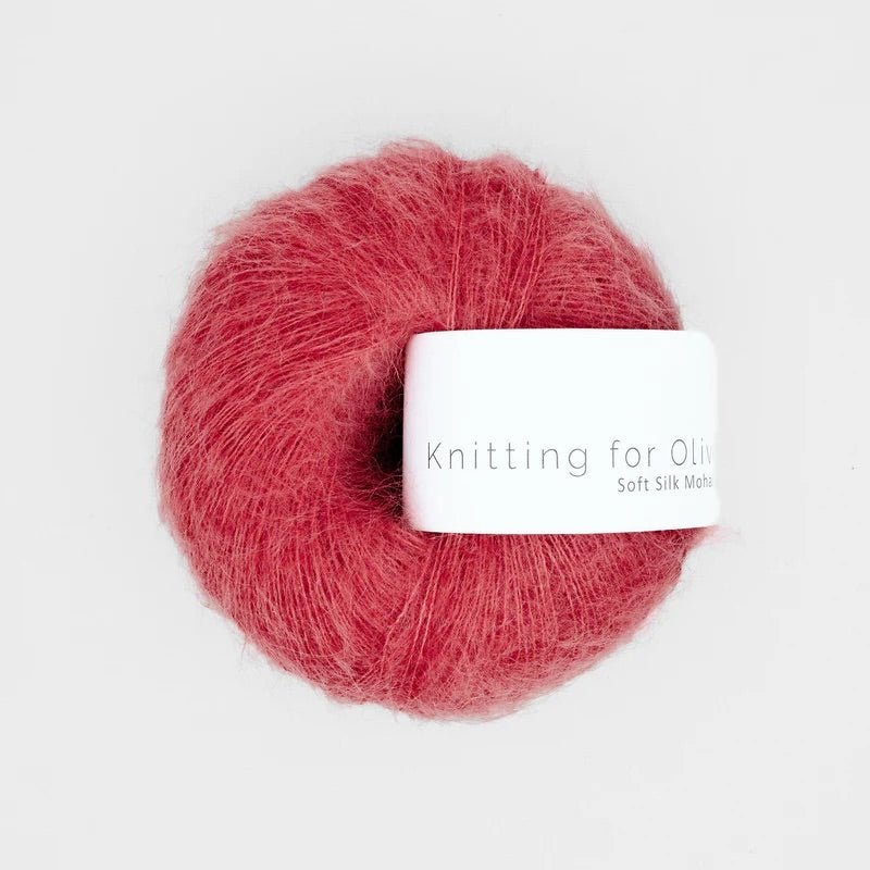 Knitting for Olive SOFT SILK MOHAIR - BONIFAKTUR - Watermelon - Knitting for Olive SOFT SILK MOHAIR