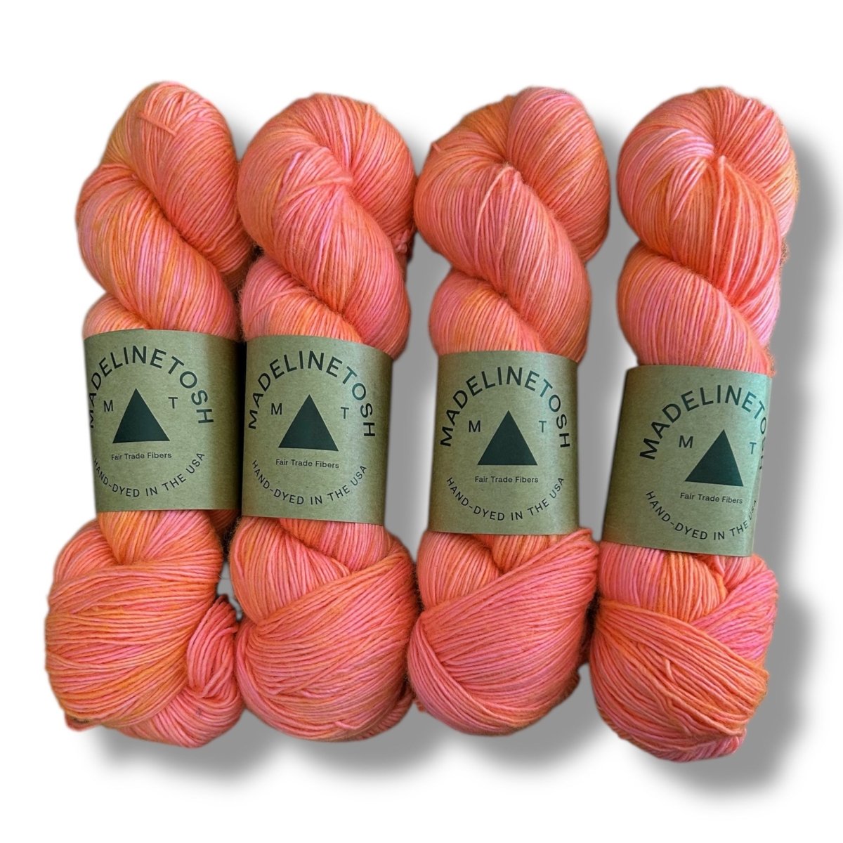 Madelinetosh Tosh Merino Light - BONIFAKTUR - Neon Peach - Madelinetosh Tosh Merino Light