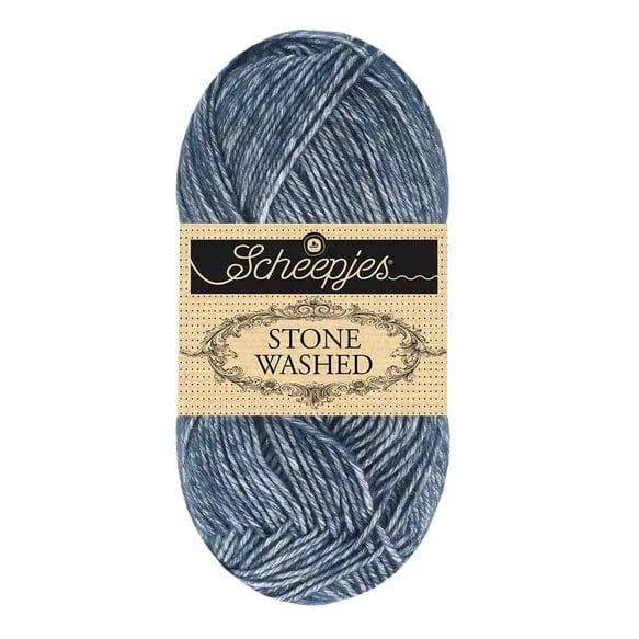 Scheepjes Stone Washed - BONIFAKTUR - 847 Sodalite - Scheepjes Scheepjes Stone Washed 847 Sodalite