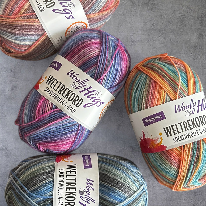 Woolly Hugs Weltrekord Sockenwolle - BONIFAKTUR - 1 - Woolly Hugs Weltrekord Sockenwolle