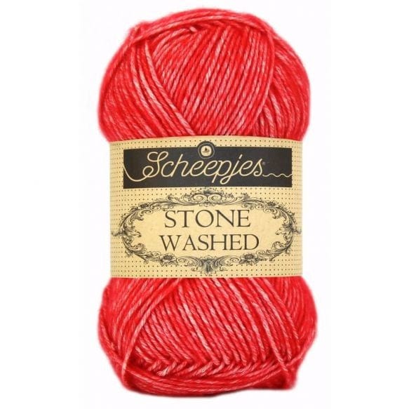 Scheepjes Stone Washed - BONIFAKTUR - 823 Carnelian - Scheepjes Stone Washed - BONIFAKTUR