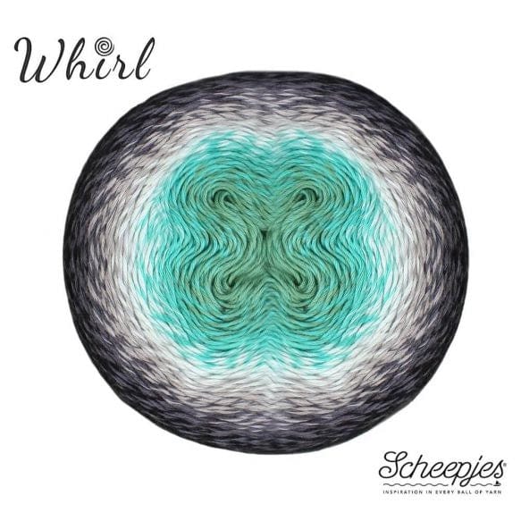 Scheepjes Whirl - BONIFAKTUR - 785 Minty Black Velvet - Scheepjes Whirl - BONIFAKTUR