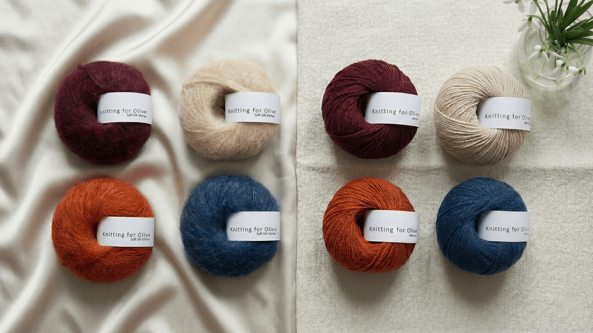 Mohair & Merino kombinieren: Warum die Soft Silk Mohair + Merino von Knitting for Olive das perfekte Gespann sind - BONIFAKTUR