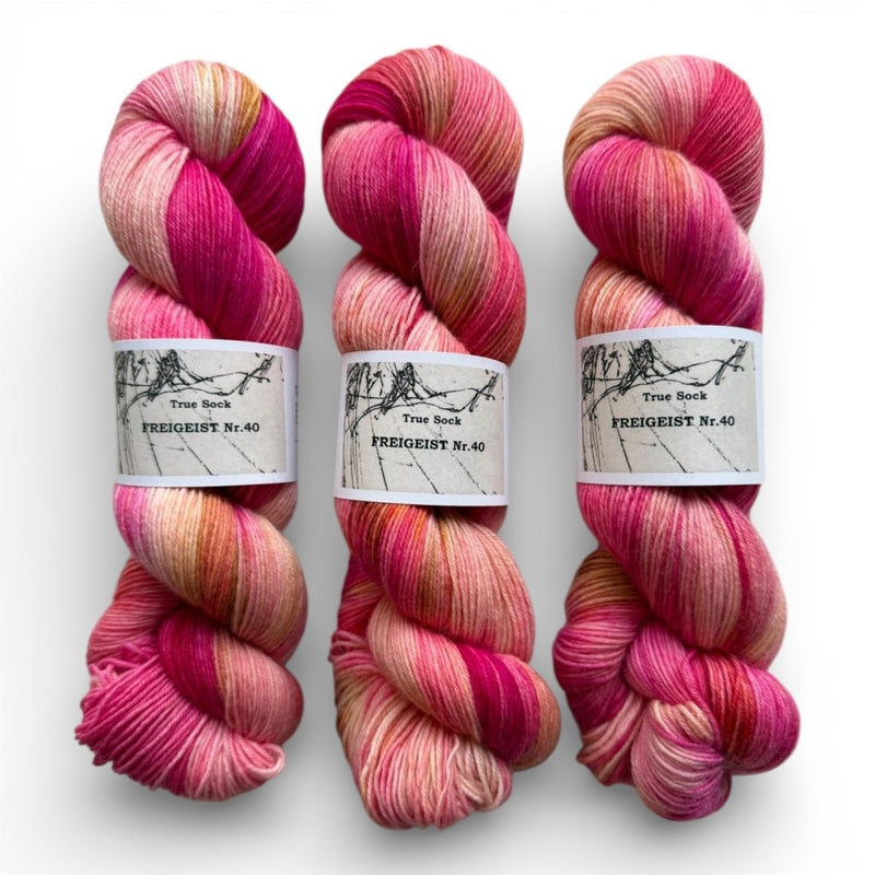 Atelier Franziska Uhl HANDGEFÄRBTE SOCKENWOLLE - TRUE SOCK - BONIFAKTUR - Freigeist 40 - Atelier Franziska Uhl HANDGEFÄRBTE SOCKENWOLLE - TRUE SOCK