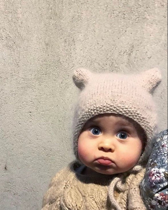 Baby Bear Bonnet – Strickanleitung & Garnpaket - BONIFAKTUR - Kleinste - Baby Bear Bonnet – Strickanleitung & Garnpaket