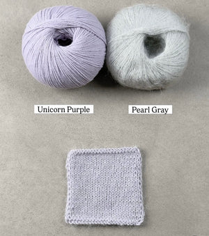 Unicorn Purple mit Pearl Gray