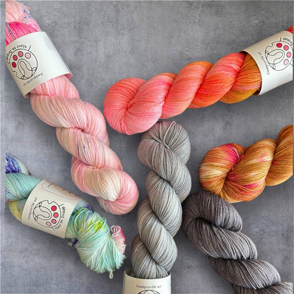 Kleurendraad Sock Garn - BONIFAKTUR - Ash - Kleurendraad Kleurendraad Sock Garn