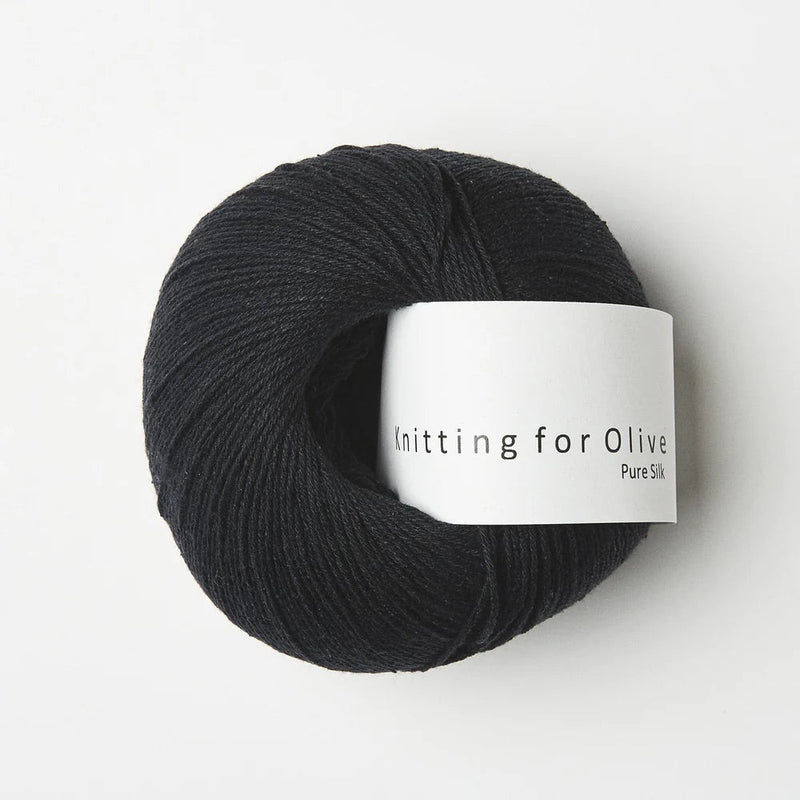 Knitting for Olive PURE SILK - BONIFAKTUR - Coal - Knitting for Olive PURE SILK
