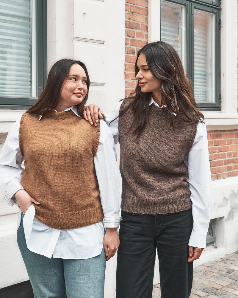 Olive's Vest – Strickanleitung & Garnpaket - BONIFAKTUR - Kleinste -Olive's Vest – Strickanleitung & Garnpaket - BONIFAKTUR