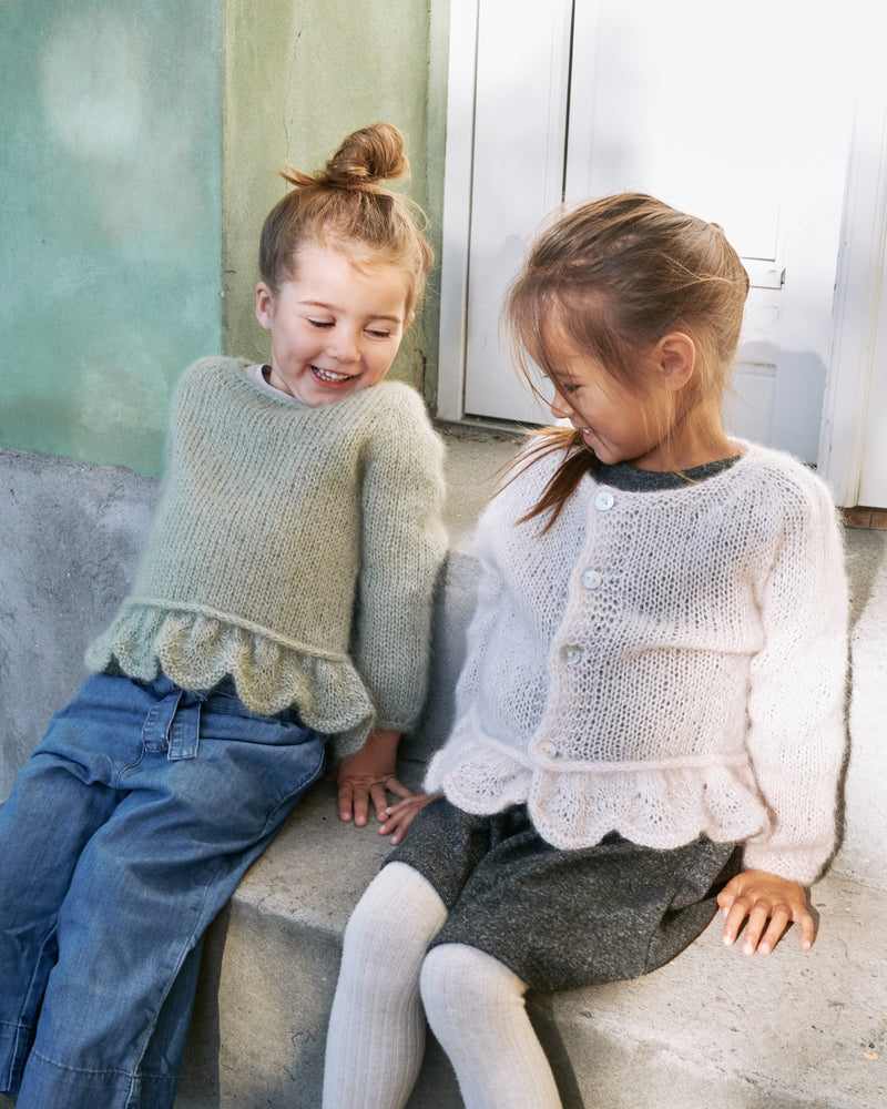 Poppy Cardigan (Kinder) – Strickanleitung & Garnpaket - BONIFAKTUR - Kleinste -Poppy Cardigan Kinder