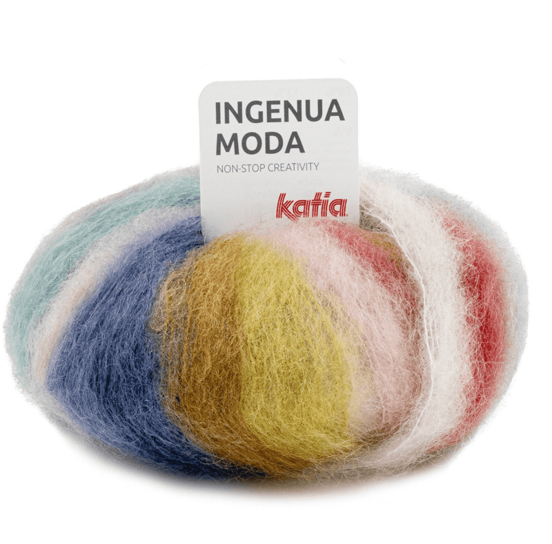 Katia Ingenua Moda - BONIFAKTUR - 105 Camel - Naturweiß - Blau - Katia Ingenua Moda - BONIFAKTUR