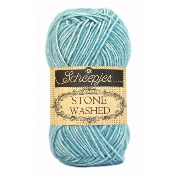 Scheepjes Stone Washed - BONIFAKTUR - 813 Amazonite - Scheepjes Stone Washed - BONIFAKTUR