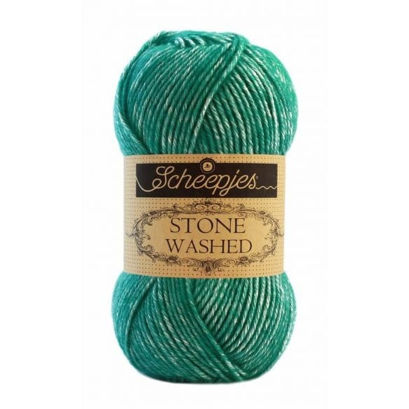 Scheepjes Stone Washed - BONIFAKTUR - 825 Malachite - Scheepjes Stone Washed - BONIFAKTUR