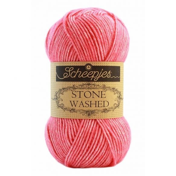 Scheepjes Stone Washed - BONIFAKTUR - 835 Rhodochrosite - Scheepjes Stone Washed - BONIFAKTUR